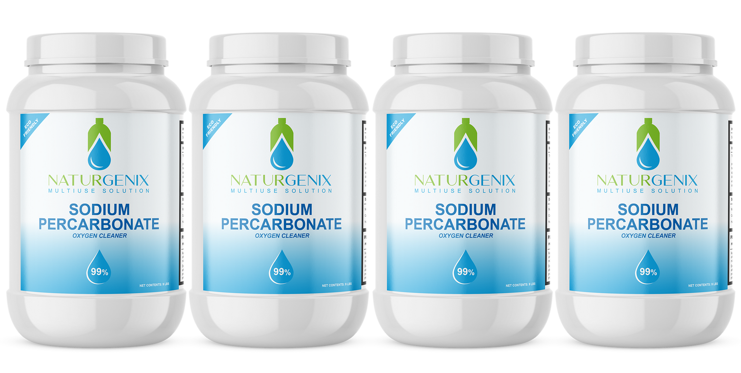 Sodium Percarbonate, High Purity, Oxygen Bleach Cleaner, 9-lbs