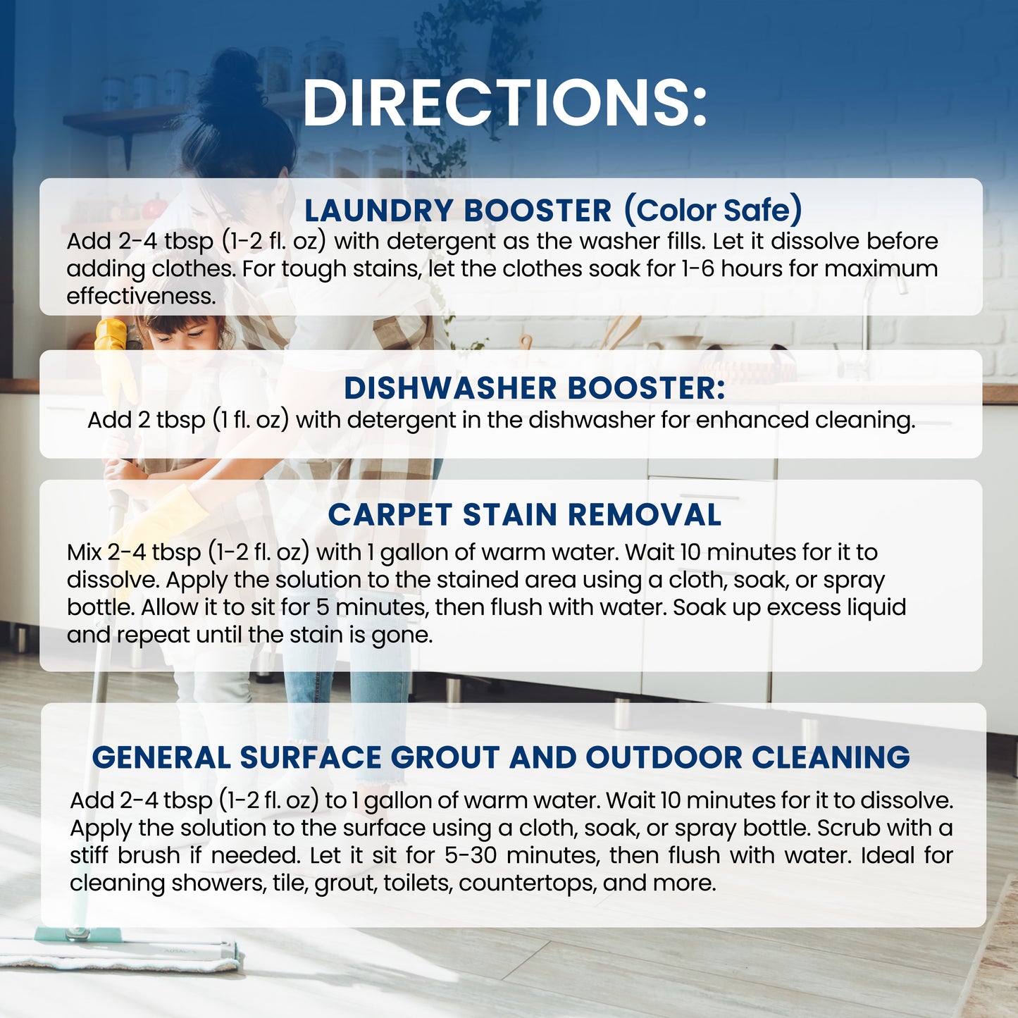 Sodium Percarbonate, 99% Purity, Oxygen Bleach Cleaner, 9-lbs (Pack of 2)