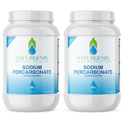 Sodium Percarbonate, 99% Purity, Oxygen Bleach Cleaner, 9-lbs (Pack of 2)